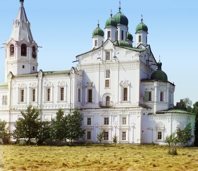 Assumption Cathedral in the Dalmatov Monastery, 1905-1915 by Sergey Prokudin Gorsky